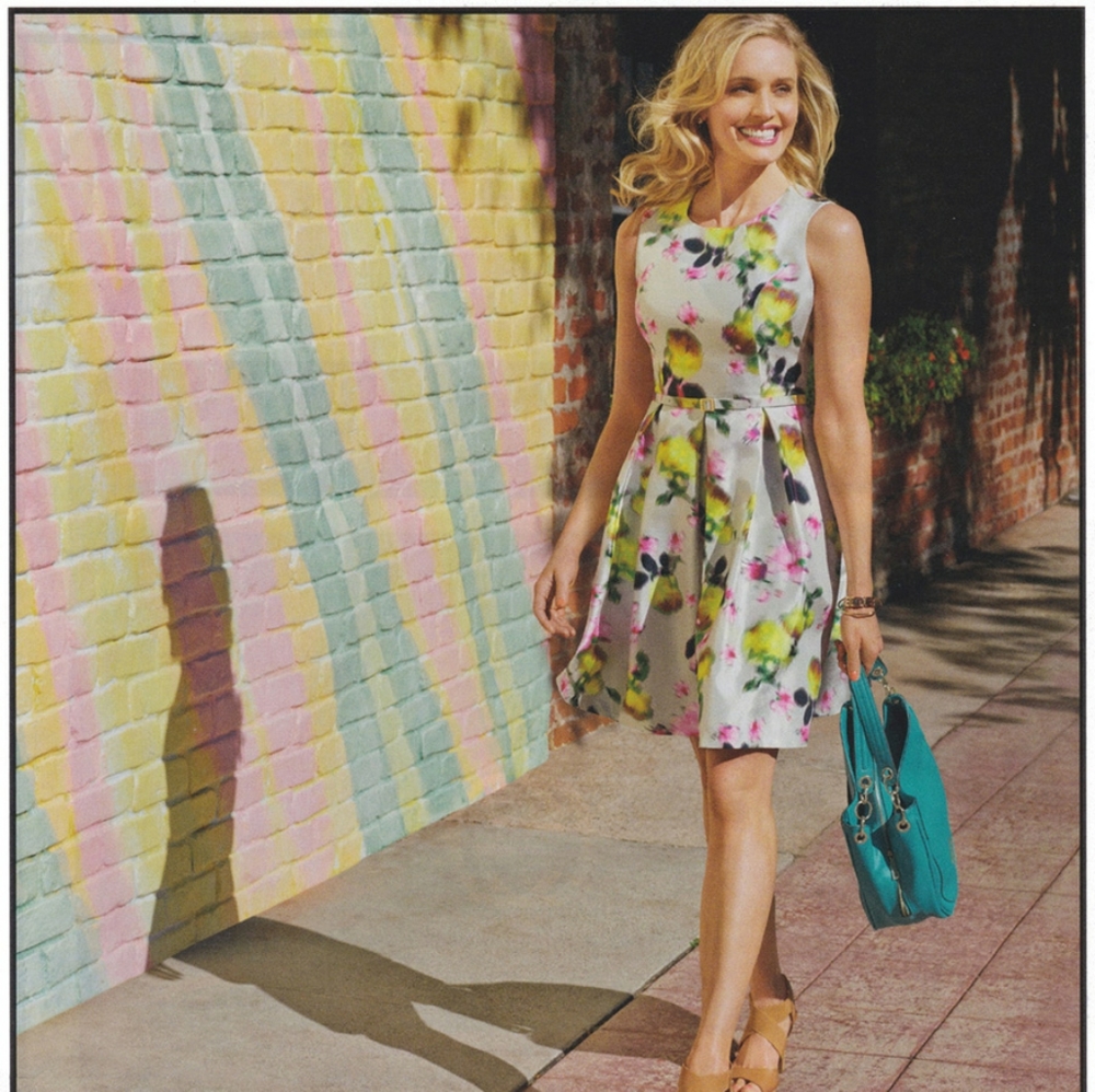 Green Flower Dress 👗 - Picture 1 of 9